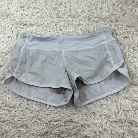 Lululemon Speed Shorts White - Picture 1 of 5